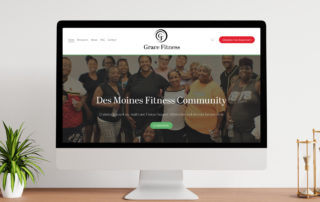 Studio Delta Designs portfolio web design Grace Fitness DSM