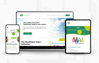 Iowa Healthiest State Initiative Website Design Des Moines Iowa Studio Delta Designs