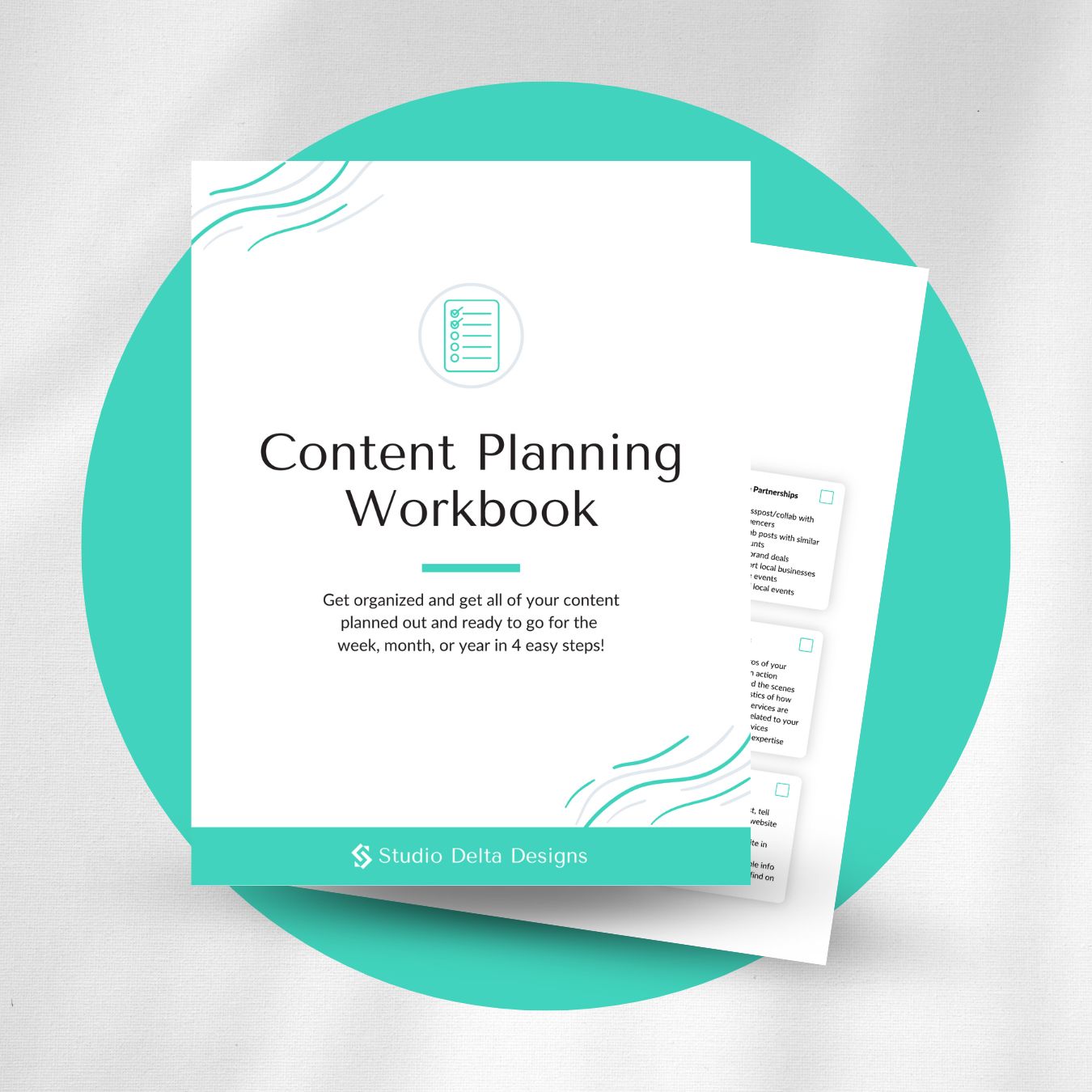 Content Planning Toolkit from Studio Delta Designs plan your social media content easily